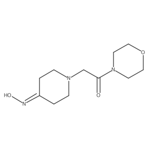 2-(4-(Hydroxyimino)piperidin-1-yl)-1-morpholinoethan-1-one Structure