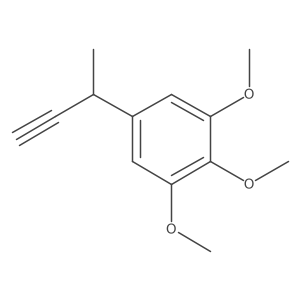 5-(But-3-yn-2-yl)-1,2,3-trimethoxybenzene Structure