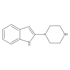 2-(Piperazin-1-yl)-1H-indole Structure