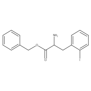 L-Phenylalanine, 2-iodo-, phenylmethyl ester Structure