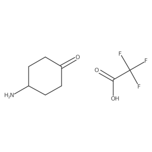 Cyclohexanone, 4-amino-, 2,2,2-trifluoroacetate Structure