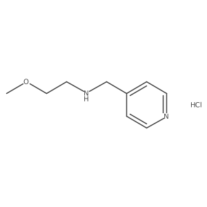 (2-Methoxyethyl)(4-pyridinylmethyl)amine hydrochloride Structure