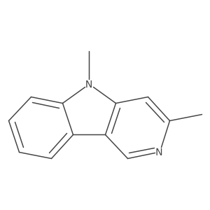 3,5-Dimethyl-5h-pyrido[4,3-b]indole结构式