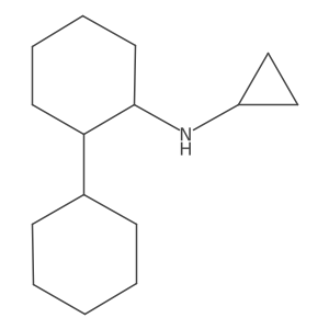 2-cyclohexyl-N-cyclopropylcyclohexan-1-amine Structure