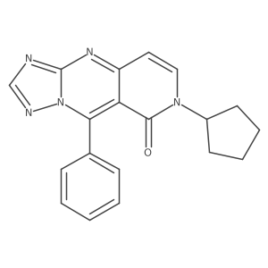 7-cyclopentyl-9-phenylpyrido[4,3-d][1,2,4]triazolo[1,5-a]pyrimidin-8(7H)-one Structure