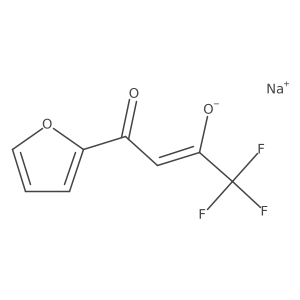 Sodium;1,1,1-trifluoro-4-(furan-2-yl)-4-oxobut-2-en-2-olate Structure