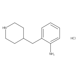 2-(Piperidin-4-ylmethyl)aniline hydrochloride结构式