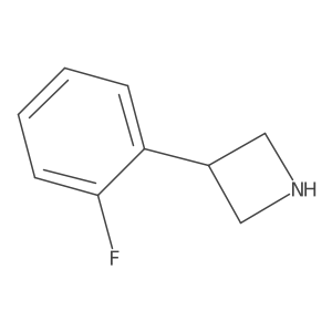 3-(2-Fluorophenyl)azetidine Structure