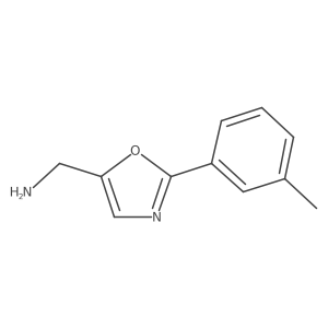 (2-(m-Tolyl)oxazol-5-yl)methanamine Structure