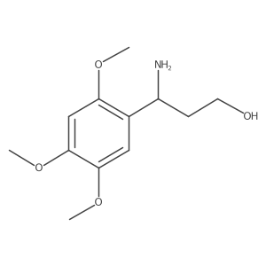 (3R)-3-amino-3-(2,4,5-trimethoxyphenyl)propan-1-ol Structure