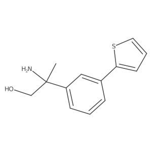 (I(2)R)-I(2)-Amino-I(2)-methyl-3-(2-thienyl)benzeneethanol Structure
