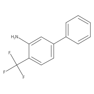 3-Amino-4-(trifluoromethyl)biphenyl Structure