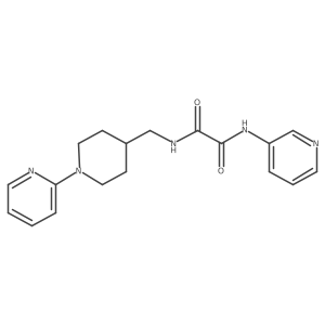 N1-((1-(pyridin-2-yl)piperidin-4-yl)methyl)-N2-(pyridin-3-yl)oxalamide Structure