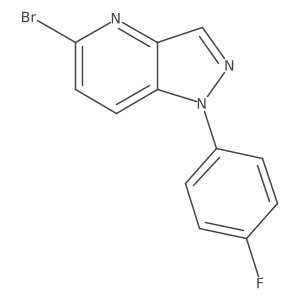 5-Bromo-1-(4-fluorophenyl)-1H-pyrazolo[4,3-b]pyridine Structure