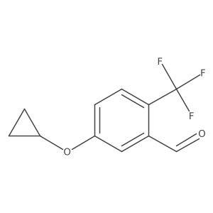 5-Cyclopropoxy-2-(trifluoromethyl)benzaldehyde Structure