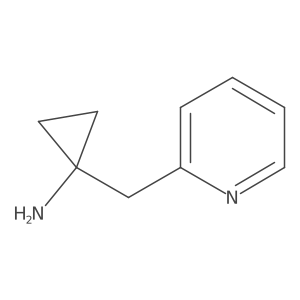 1-(2-Pyridinylmethyl)cyclopropanamine结构式
