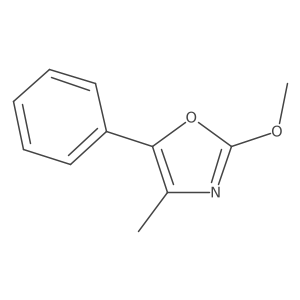 Oxazole, 2-methoxy-4-methyl-5-phenyl-结构式