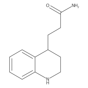 3-(1,2,3,4-Tetrahydroquinolin-4-yl)propanamide结构式