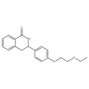 2-[4-(2-Ethoxyethoxy)phenyl]-2,3-dihydro-4H-1,3-benzoxazin-4-one Structure