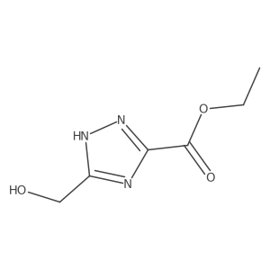 ethyl 5-(hydroxymethyl)-1H-1,2,4-triazole-3-carboxylate Structure