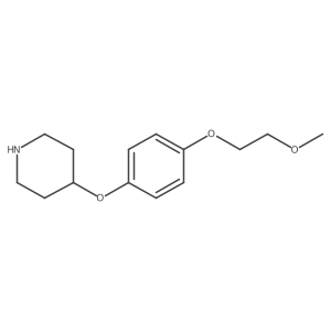 4-(4-(2-Methoxyethoxy)phenoxy)piperidine Structure