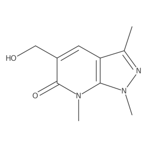 5-(Hydroxymethyl)-1,3,7-trimethyl-1H-pyrazolo[3,4-b]pyridin-6(7H)-one Structure