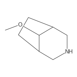 8-Syn-methoxy-3-azabicyclo[3.2.1]octane结构式