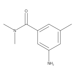 3-amino-N,N,5-trimethylbenzamide结构式