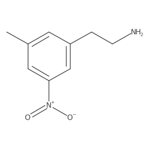 2-(3-Methyl-5-nitrophenyl)ethanamine Structure