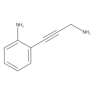 2-(3-Aminoprop-1-yn-1-yl)aniline Structure