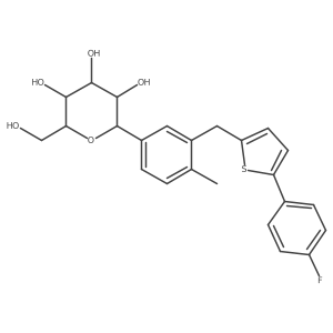 (18F)Canagliflozin Structure