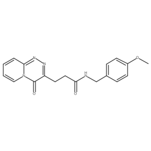 N-(4-methoxybenzyl)-3-(4-oxo-4H-pyrido[2,1-c][1,2,4]triazin-3-yl)propanamide Structure