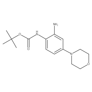 tert-Butyl (2-amino-4-morpholinophenyl)carbamate Structure