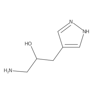 1-amino-3-(1H-pyrazol-4-yl)propan-2-ol Structure