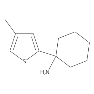 1-(4-Methylthiophen-2-yl)cyclohexan-1-amine Structure