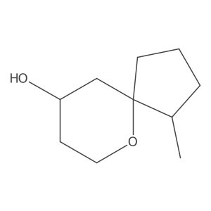 1-Methyl-6-oxaspiro[4.5]decan-9-ol Structure
