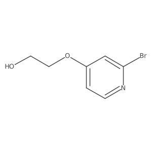 2-[(2-Bromo-4-pyridinyl)oxy]ethanol结构式