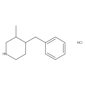 4-Benzyl-3-methylpiperidine hydrochloride Structure