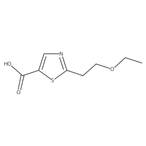 2-(2-Ethoxyethyl)-1,3-thiazole-5-carboxylic acid Structure