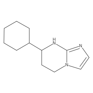7-cyclohexyl-5H,6H,7H,8H-imidazo[1,2-a]pyrimidine Structure