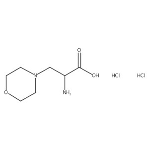 2-Amino-3-(morpholin-4-yl)propanoic acid dihydrochloride Structure