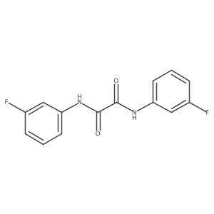 N,N'-bis(3-Fluorophenyl)oxamide结构式