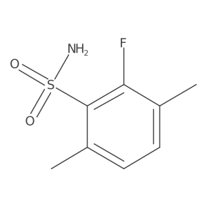 2-Fluoro-3,6-dimethylbenzenesulfonamide结构式