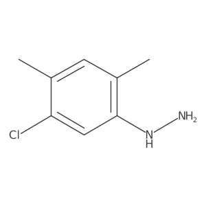 (5-chloro-2,4-dimethylphenyl)Hydrazine Structure