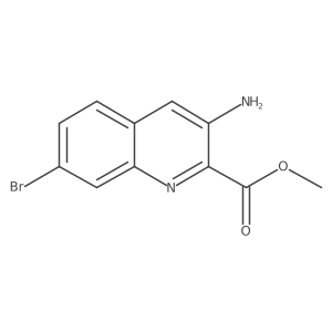 Methyl 3-amino-7-bromoquinoline-2-carboxylate Structure
