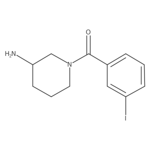1-(3-Iodobenzoyl)piperidin-3-amine Structure