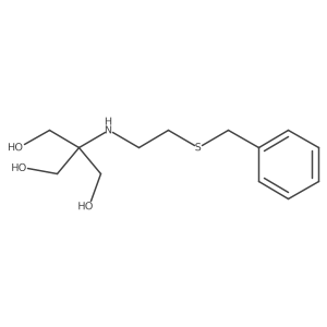 2-(Hydroxymethyl)-2-[[2-[(phenylmethyl)thio]ethyl]amino]-1,3-propanediol结构式