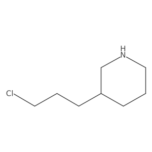 3-(3-Chloropropyl)piperidine结构式