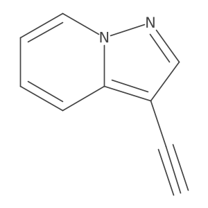 3-Ethynylpyrazolo[1,5-a]pyridine结构式