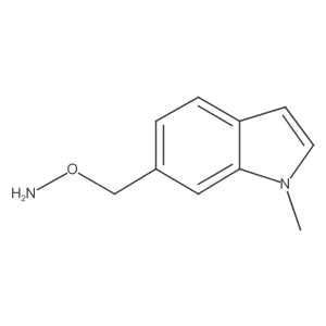 O-[(1-methyl-1H-indol-6-yl)methyl]hydroxylamine结构式